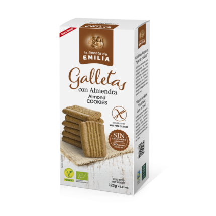 Galletas con Almendra - La Receta de Emilia SIN GLUTEN (Apto para celíacos) - Biodarma