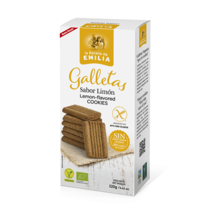 Galletas sabor Limón - La Receta de Emilia SIN GLUTEN (Apto para celíacos) - Biodarma